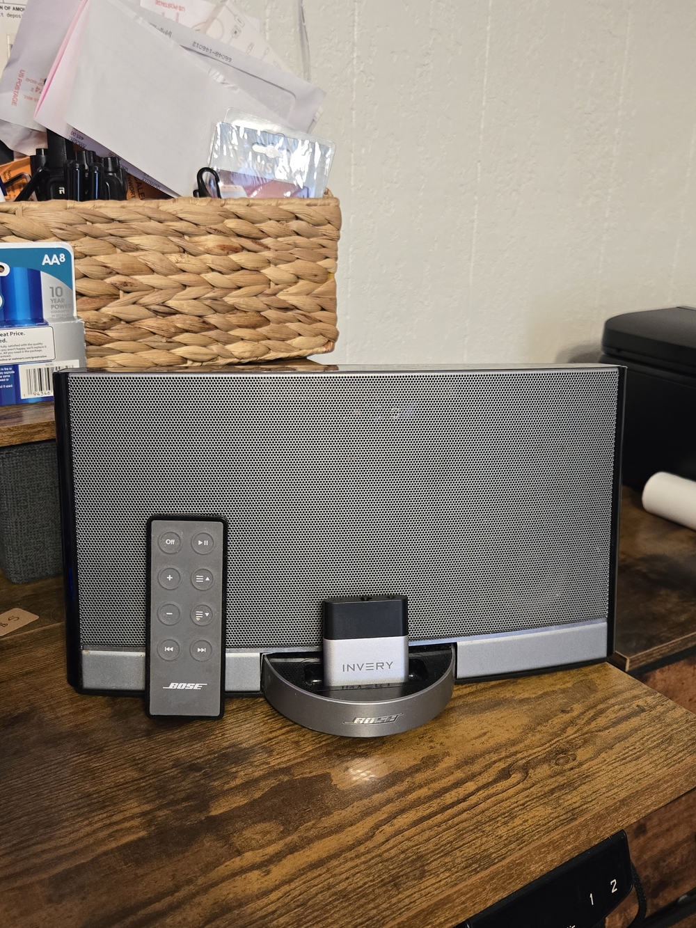 Bose Portable Audio Dock Speaker  Will Come With Bluetooth Adapter